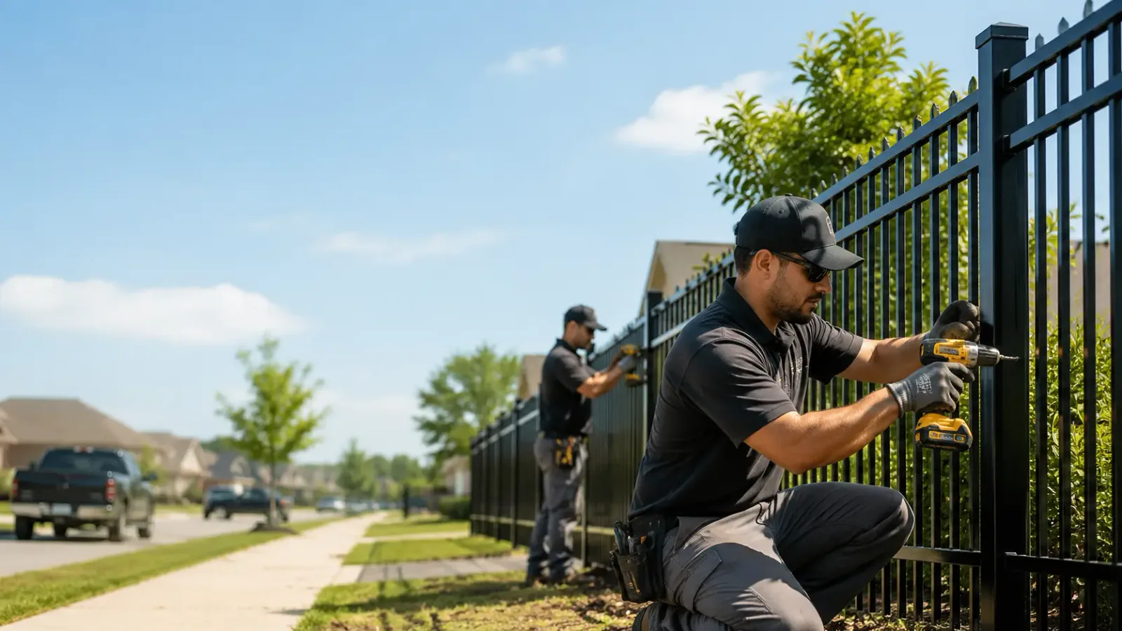 Metal Fence Installation in New Bavaria, OH
